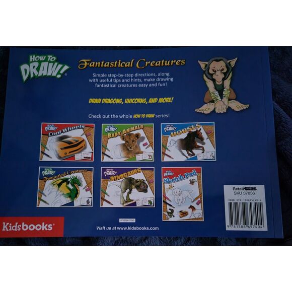 How to Draw Horses & How to Draw Fantastical Creatures by Kid Books Learn Art - Picture 2 of 4